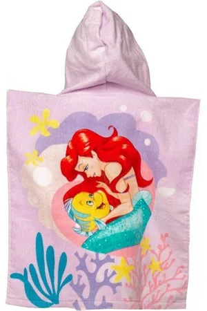 Disney Badeponcho Ariel Kinder-Strandponcho aus Baumwolle 50x115 cm - Verkäufer: IM-Trading