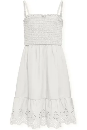 ONLY Trägerkleid KOGLOU LIFE EMB SMOCK DRESS WVN