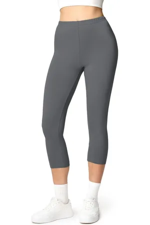 Ladeheid Leggings Damen 3/4 Capri Hose aus Baumwolle LA40-132 (1-tlg) elastischer Bund ¾ Capri Kurz Farbauswahl - Verkäufer: HISERT