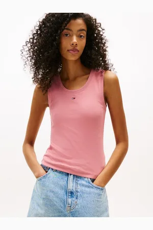 Tommy Hilfiger Tanktop TJW ESSENTIAL RIB TANK EXT mit Logostickerei