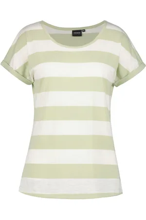 Icepeak T-Shirt Damen T-Shirt Aleda natur/green Stripes - Verkäufer: Sport Schart [outdoor-trekking-fitness]