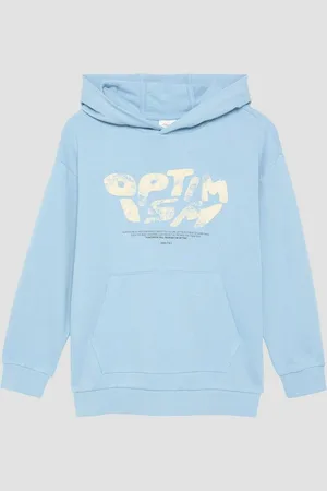 QS by s.Oliver Sweatshirt Oversized Hoodie mit Frontprint - Verkäufer: