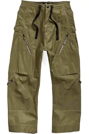 G-Star Cargohose RAW DAMEN SUMMER SNOW CARGO FLIGHT HOSEN in Unifarbe, Mit Tunnelzug - Verkäufer: evoox