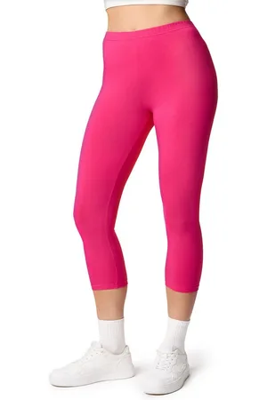 Ladeheid Leggings Damen 3/4 Capri Hose aus Baumwolle LA40-132 (1-tlg) elastischer Bund - Verkäufer: HISERT