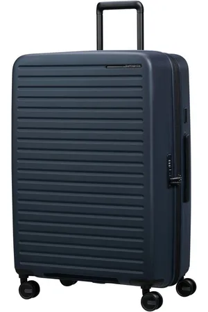 Samsonite Hartschalen-Trolley RESTACKD, verschiedene Größen und Farben, 4 Rollen, Reisekoffer mit TSA Schloss Volumenerweiterung Packtaschen