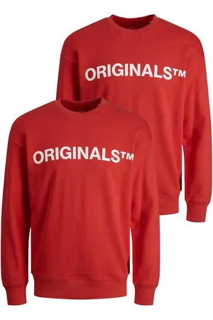 JACK & JONES Sweatshirt 2er-SET Sweater Rundhals Pullover mit ORIGINALS Print (2-tlg) JORCLEAN SWEAT CREW NECK SN - Verkäufer: ARIZONAS