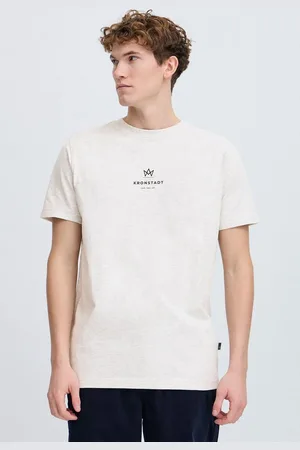 Kronstadt Rundhalsshirt KSMccarto Basic T-shirt mit Logo - Verkäufer: meinemarkenmode