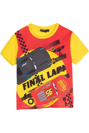Disney Print-Shirt CARS Kinder T-Shirt Jungen Shirt Lightning MCQUEEN 3-8 Jahre Cars Kinder T-Shirt - Verkäufer: coole-fun-t-shirts