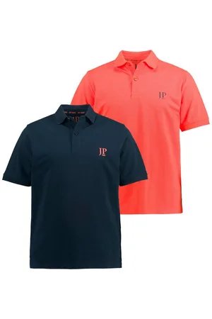 JP 1880 Poloshirt Poloshirts Basic 2er-Pack Piqué gekämmte Baumwolle (2-tlg) - Verkäufer: Popken Fashion Group