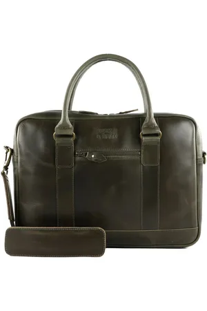 Buckle & Seam Businesstasche Orange Business Bag, aus echtem Rindsleder - Verkäufer: modeherz