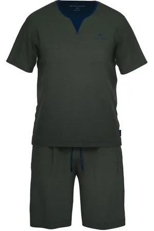 TOM TAILOR Pyjama Herren Pyjama Polyester (2 tlg) - Verkäufer: Yourfashionplace
