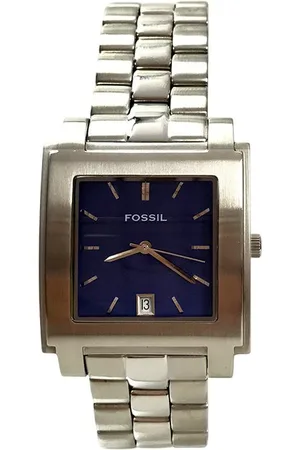 Fossil Quarzuhr Edelstahl Silber Blau - PRG-5207-1 - Verkäufer: Gigandet