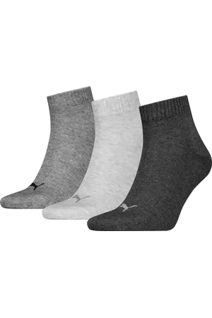 PUMA Funktionssocken UNISEX QUARTER PLAIN 3P anthraci/l mel grey/m mel grey - Verkäufer: Sport Hopfmann GmbH