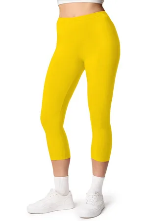 Ladeheid Leggings Damen 3/4 Capri Hose aus Baumwolle LA40-132 (1-tlg) elastischer Bund - Verkäufer: HISERT