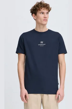 Kronstadt Rundhalsshirt KSMccarto Basic T-shirt mit Logo - Verkäufer: meinemarkenmode