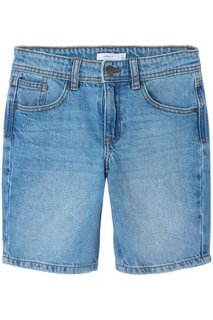 NAME IT Jeansshorts NKMRYAN REG L DNM SHORTS 6750-DM (1-tlg) verstellbare Bundweite innen - Verkäufer: Familiennestkindermode