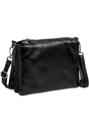 CASPAR Umhängetasche Leder Clutch Damen Leder Umhängetasche - PREMIUM LINE - Modell No.776, leicht, elegant & unempfindlich - 100% Echtleder - Handmade in Italy - Verkäufer: & SIKORA
