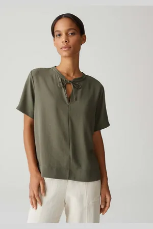 Opus Kurzarmshirt SERGLI Regular mit femininen Bindedetail - Verkäufer: GmbH | someday GmbH