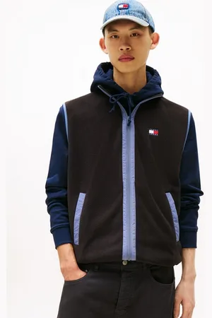 Tommy Hilfiger Fellimitatweste TJM REG POLAR FLEECE VEST EXT Mit Rundhalsausschnitt
