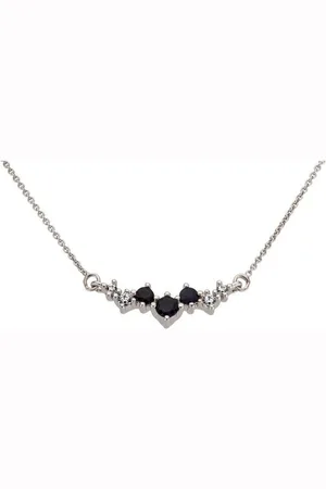 Firetti Kette mit Anhänger Schmuck Geschenk Gold 585 Halsschmuck Halskette Goldkette Ankerkette, mit Saphir - mit Brillant