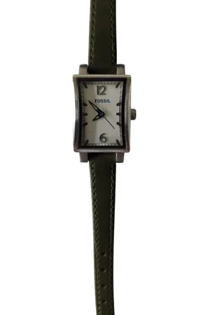 Fossil Quarzuhr Edelstahl Lederband Silber Braun - WB1059-1 - Verkäufer: Gigandet