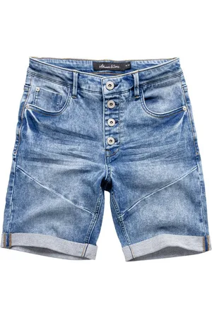 amaci Jeansshorts NILES Jeansshorts Herren Bermuda Jeans Short Hose Regular Fit - Verkäufer: