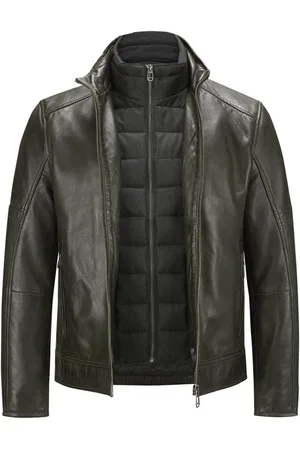 Milestone Lederjacke MSBender aus Lammleder mit abnehmbarem Windschutz - Verkäufer: LOGWOOD-STORE