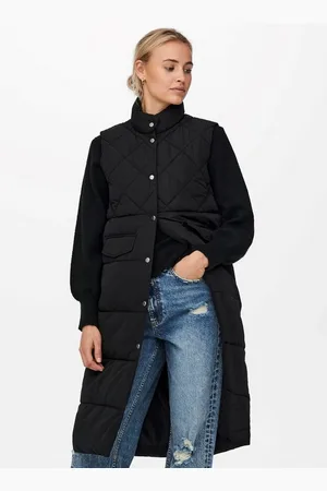 ONLY Steppweste Lange Steppweste Winterjacke ohne Ärmel ONLSTACY QUILTED WAISTCOAT OTW NOOS - Verkäufer: ARIZONAS