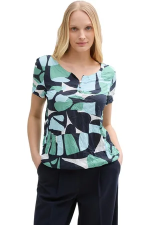 TOM TAILOR T-Shirt mit All-Over Print