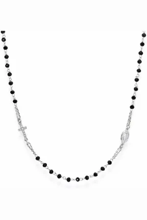 AMEN Kreuzkette Kette Sterlingsilber black crystals Zirkonia D - Verkäufer: ELYSEE Group