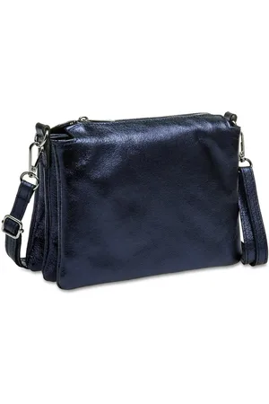 CASPAR Umhängetasche Leder Clutch Damen Leder Umhängetasche - PREMIUM LINE - Modell No.776, leicht, elegant & unempfindlich - 100% Echtleder - Handmade in Italy - Verkäufer: & SIKORA