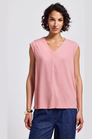 Street one T-Shirt mit V-Ausschnitt