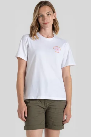 Craghoppers Kurzarmshirt - Malibo - Damen Shirt aus Bio Baumwolle, weiß - Verkäufer: hive outdoor