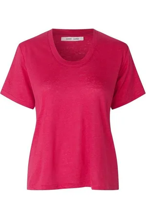 Samsøe Samsøe T-Shirt Damen Leinenshirt KAYLA (1-tlg) - Verkäufer: engelhorn