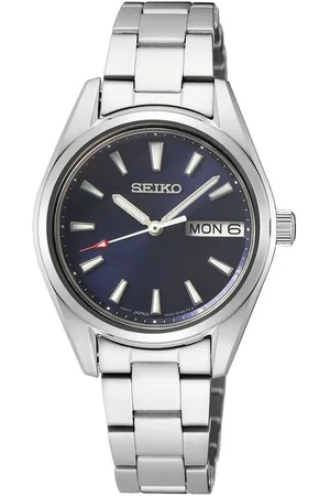 Seiko Quarzuhr SUR353P1, Armbanduhr, Damenuhr, Saphirglas, Datum, Edelstahlarmband