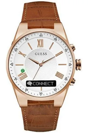 Guess Quarzuhr LederArmbanduhr Uhr Smartwatch C0002MB4 43 mm Armbanduhr Uhr - Verkäufer: woolloom