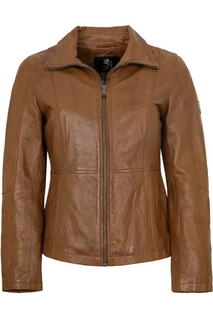 Otto Kern Lederjacke Lotta - Damen Lederjacke Lammnappa cognac - Verkäufer: Lederjacken24