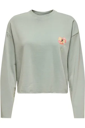 ONLY Sweatshirt ONLLUCINDA L/S FLOWERS O-NECK UB SWT
