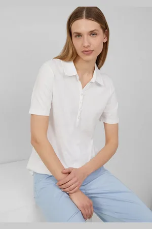 QS by s.Oliver Kurzarmshirt Jersey-Polo mit Knopfleiste - Verkäufer: