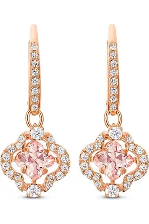 Swarovski Paar Ohrhänger Una Sparkling Dc Glücksklee, 5516477, mit ® Kristall