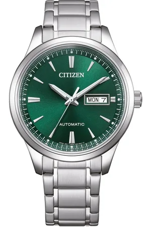 Citizen Automatikuhr Herrenuhr Modell: NY4058-79XE mit grünem Zifferblatt und Edels - Verkäufer: Uhren4you