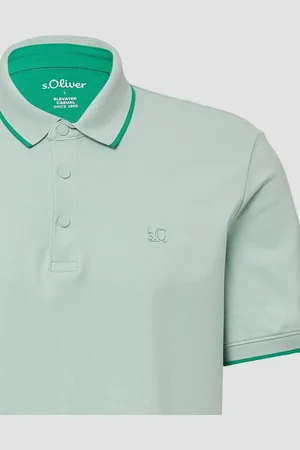 QS by s.Oliver Kurzarmshirt Sportives Piqué-Poloshirt mit Kontrast-Details - Verkäufer:
