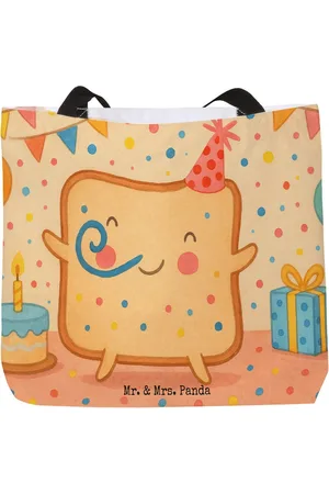 Mr. & Mrs. Panda Shopper Toast Party Design - - Geschenk, Geschenk für Freundin, Beutel, (1-tlg), Kreative Designs - Verkäufer: