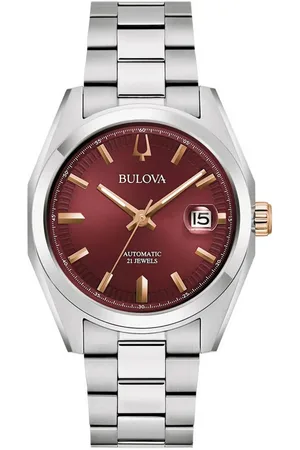 BULOVA Automatikuhr Surveyor Bicolor/Weinrot - Verkäufer: uhrcenter