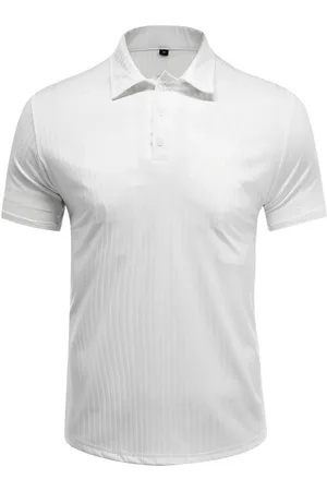 Allthemen Poloshirt im Slim-Fit Kurzarm Polo-Hemd im gestreiften Design - Verkäufer: