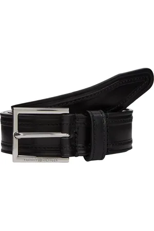 Tommy Hilfiger Ledergürtel HUDSON EMBOSS LEATHER 3.0 Größenverstellbar