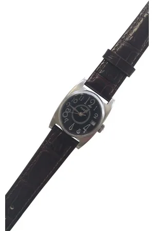 Fossil Quarzuhr Edelstahl Lederband Silber Schwarz - WB1085-1 - Verkäufer: Gigandet