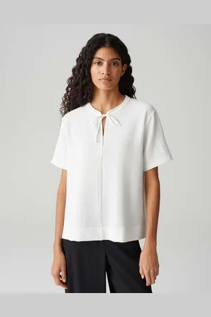 Opus Kurzarmshirt SERGLI Regular mit femininen Bindedetail - Verkäufer: GmbH | someday GmbH
