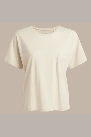 Craghoppers Kurzarmshirt - NosiLife EMERE Damen Oberteil mit langem Ärmel, beige - Verkäufer: hive outdoor