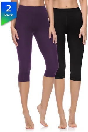 Merry Style Leggings Caprihose Damen 3/4 Hosen MS10-199 (2-tlg) aus Baumwolle - Verkäufer: HISERT